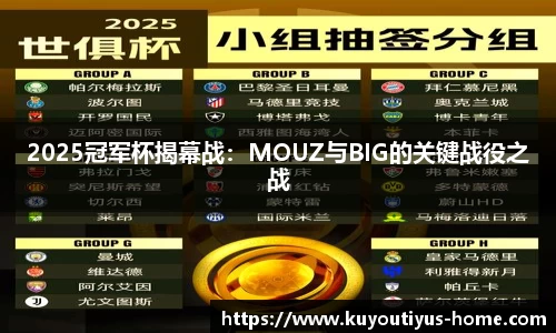 2025冠军杯揭幕战：MOUZ与BIG的关键战役之战